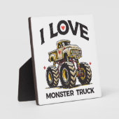 Ik hou van Monstertruck Fotoplaat (Voorkant)