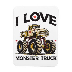 Ik hou van Monstertruck Magneet