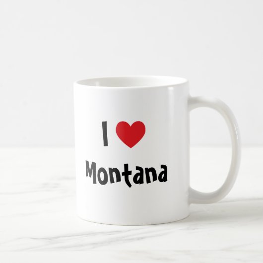 Ik hou van Montana Koffiemok (Rechts)