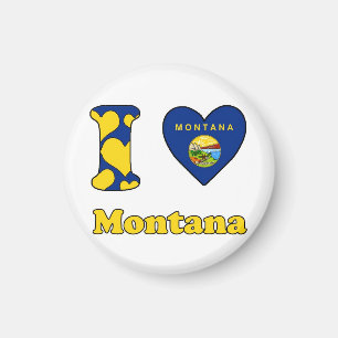 Ik hou van Montana Magneet
