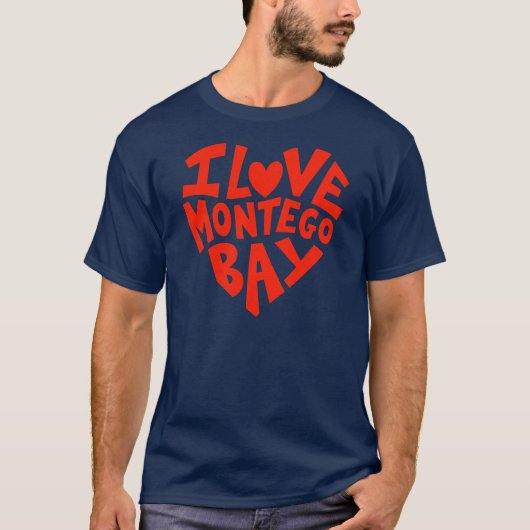 Ik hou van Montego Bay T-shirt (Voorkant)