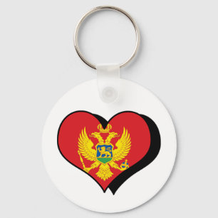 Ik hou van Montenegro Sleutelhanger