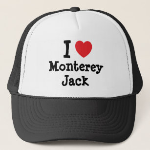 Ik hou van Monterey Jack hart T-Shirt Trucker Pet