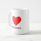 Ik hou van Monterrey Koffiemok (Voorkant links)