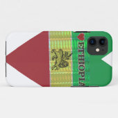 Ik hou van mooie Ethiopië Nationale vlag kleur kun Case-Mate iPhone Case (Achterkant (horizontaal))