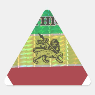 Ik hou van mooie Ethiopië Nationale vlag kleur kun Sticker