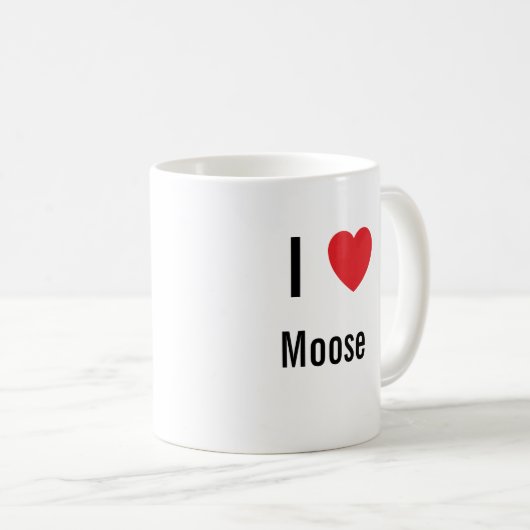 Ik hou van Moose Koffiemok (Voorkant rechts)