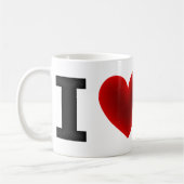 Ik hou van Moose Koffiemok (Links)