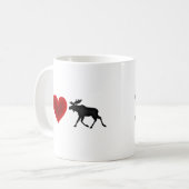 Ik hou van Moose Koffiemok (Voorkant links)