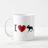 Ik hou van Moose Koffiemok (Links)