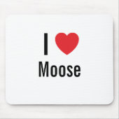 Ik hou van Moose Muismat (Voorkant)
