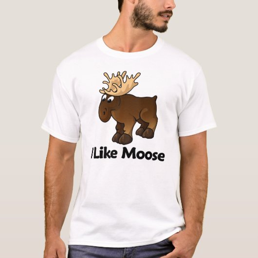 Ik hou van Moose T-shirt (Voorkant)