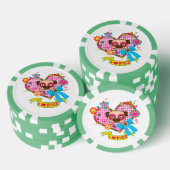 Ik hou van mopjes! Poker Chips (Opstapeling)