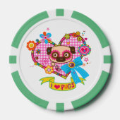 Ik hou van mopjes! Poker Chips (Voorkant)