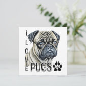 Ik hou van mopjes | Schattigee hondenbezitters (Staand voorkant)