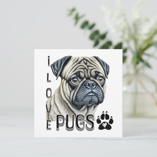 Ik hou van mopjes | Schattigee hondenbezitters (Staand voorkant)