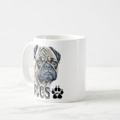 Ik hou van mopjes | Schattigee hondenbezitters Koffiemok (Voorkant links)