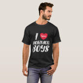 Ik hou van Mormon Hij Lds T-shirt (Voorkant volledig)