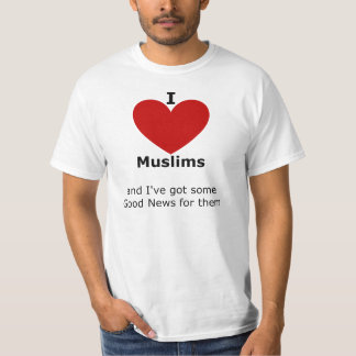 Ik hou van moslims - shirt voor hem