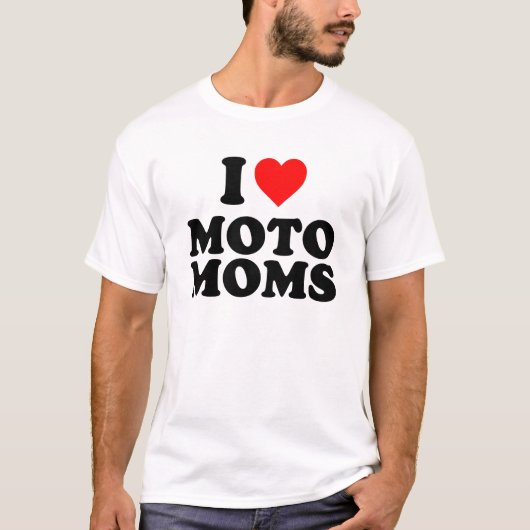 Ik hou van Moto Mams T-shirt (Voorkant)