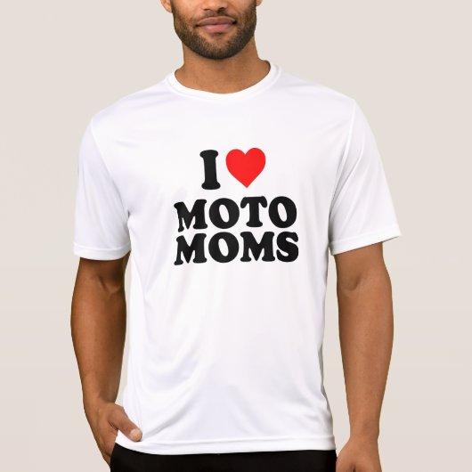 Ik hou van Moto Mams T-shirt (Voorkant)