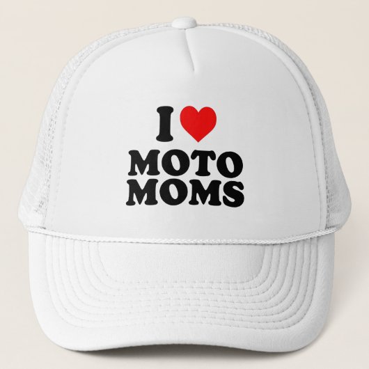Ik hou van Moto Mams Trucker Pet (Voorkant)