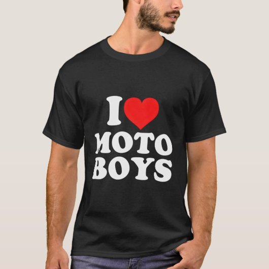 Ik hou van Moto T-shirt (Voorkant)