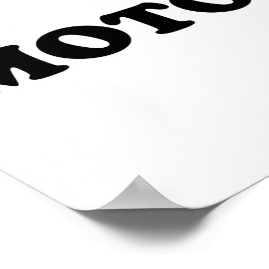 Ik hou van Motocross Poster (Hoek)