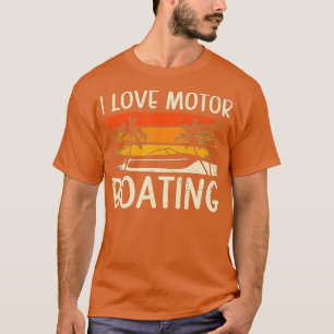 Ik hou van motorboten, grappige boatboater Lover.. T-shirt