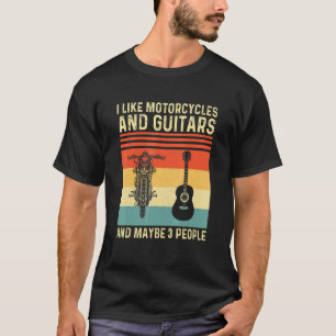 Ik hou van motorfietsen en gitaren en misschien 3 t-shirt