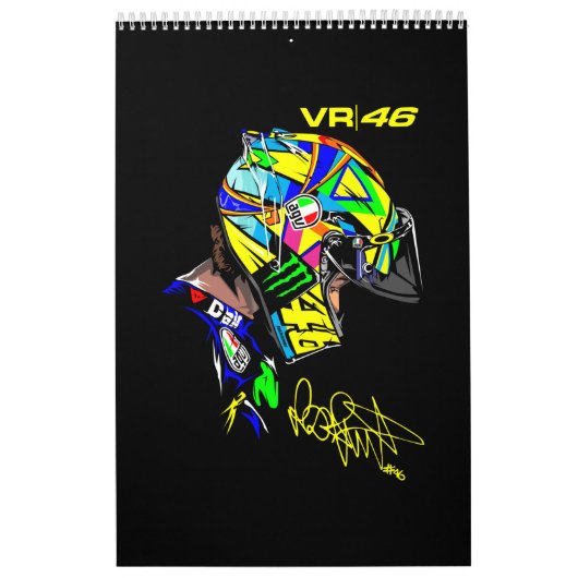 Ik hou van motorfietskunst cadeau voor fietsers kalender (Hoes)