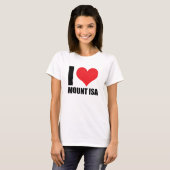 Ik hou van Mount Isa T-shirt (Voorkant volledig)