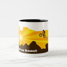 Ik hou van mountainbiken mok