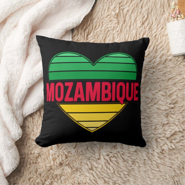 Ik hou van Mozambique, Mozambikaans hart Kussen (Deken)