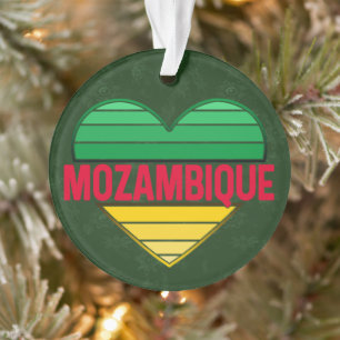 Ik hou van Mozambique, Mozambikaans hart Ornament