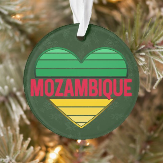 Ik hou van Mozambique, Mozambikaans hart Ornament (Boom)