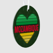 Ik hou van Mozambique, Mozambikaans hart Ornament (voorkant)