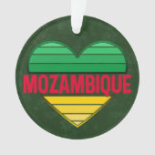 Ik hou van Mozambique, Mozambikaans hart Ornament (voorkant)