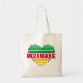 Ik hou van Mozambique, Mozambikaans hart Tote Bag (Voorkant)