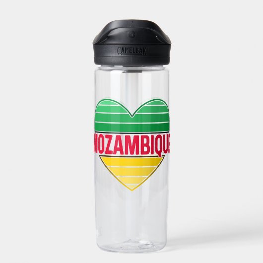 Ik hou van Mozambique, Mozambikaans hart Waterfles (Achterkant)