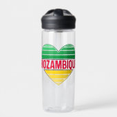 Ik hou van Mozambique, Mozambikaans hart Waterfles (Voorkant)