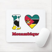 Ik hou van Mozambique Muismat (Met muis)