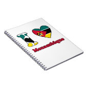Ik hou van Mozambique Notitieboek (Rechterzijde)