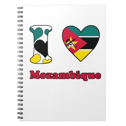 Ik hou van Mozambique Notitieboek (Voorkant)