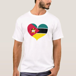 Ik hou van Mozambique vlag T-shirt