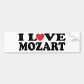 Ik hou van Mozart Bumpersticker (Voorkant)