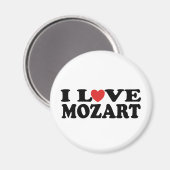 Ik hou van Mozart Magneet (Voorkant / Achterkant)