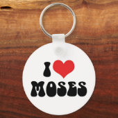 Ik Hou Van Mozes Sleutelhanger (Voorkant)
