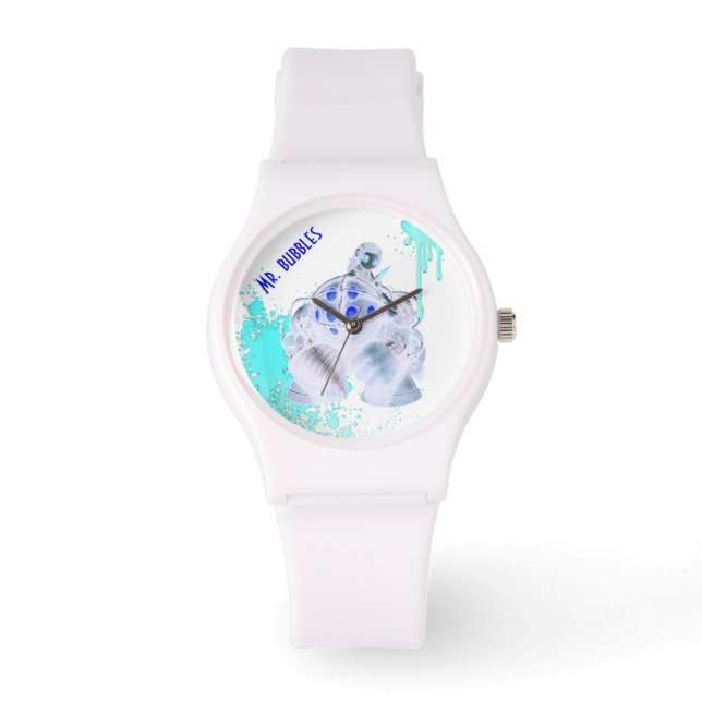 Ik hou van Mr Bubble Horloge (Voorkant)