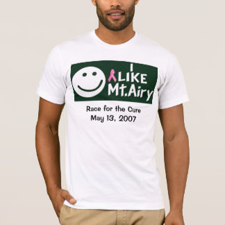 Ik hou van Mt Airy (Race voor de Cure Edition van  T-shirt